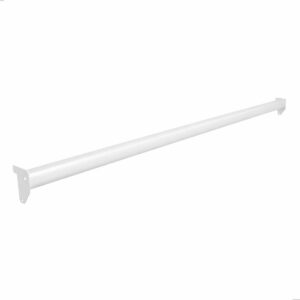 Régua Ganchos Expositor Ponta Barra De Gondola 91cm Branca