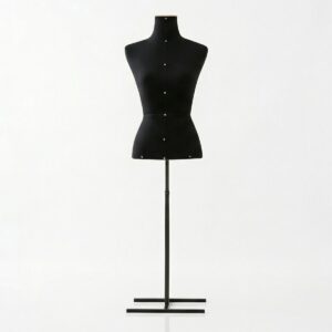 Pedestal H De Ferro Modelo Costura Regulável Busto Manequim