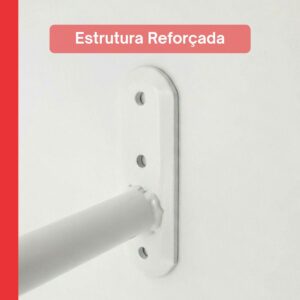 Provador De Parede Arco Roupa Ferro Para Loja Cortina 90cm
