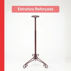 Pedestal Retro Rose Para Roupa Manequim Busto Expositor Loja